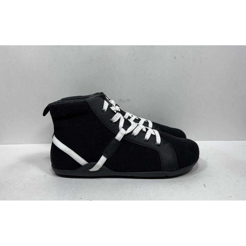 Xero Shoes Toronto Black Canvas Womens Size 11 High Top Lace Up Minimalist